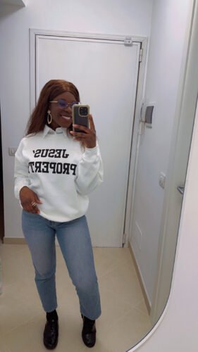 Jesus' Property - Sweatshirt photo review